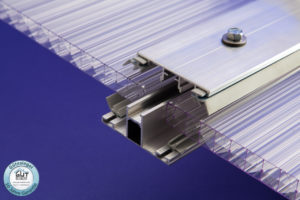 Verbindungsprofil Alu-Alu Profilsystem für 16 mm Stegplatten