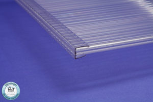 PC Abschlussprofil U Polycarbonat für Stegplatten 6,10,16 mm