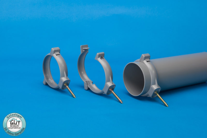 Fallrohr-Halterung (Rohrschelle) Versteckt – Für Dachrinnen, 2x3 Zoll, Aus Aluminium, 4 Stück