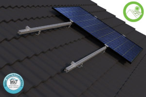 Balkonkraftwerk Alu Unterbau Solarprofile Set 40x40