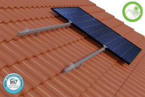 Balkonkraftwerk Alu Unterbau Solarprofile Set Flex